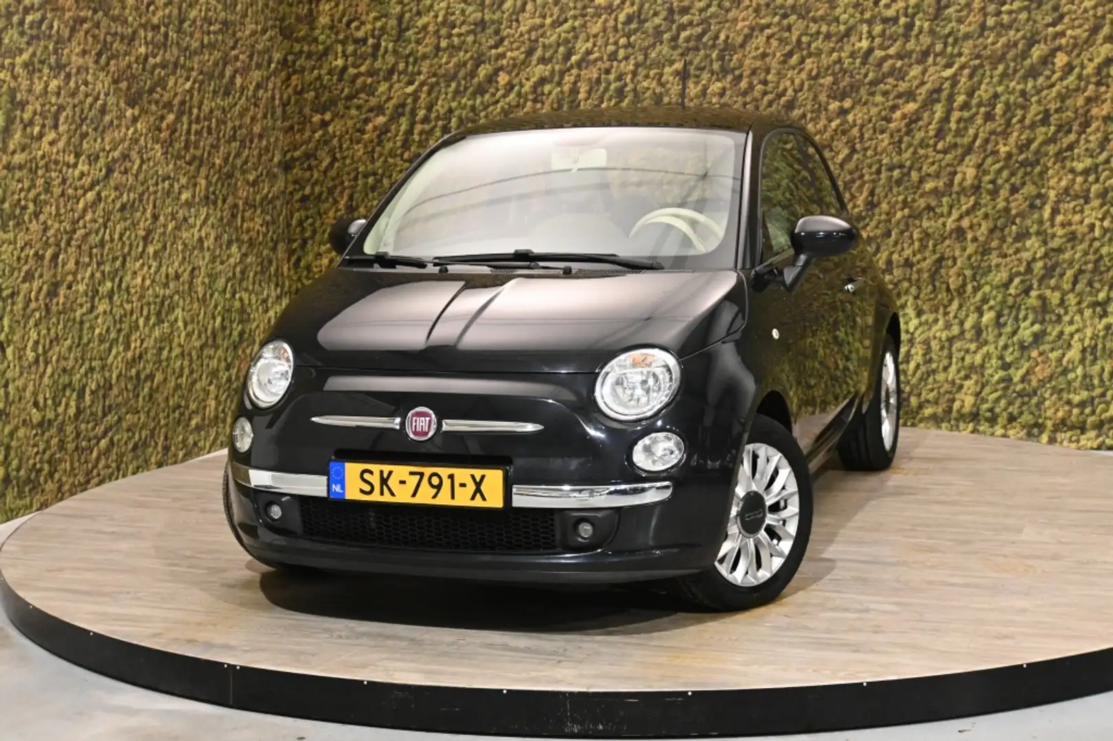 Fiat 500 1.2 Lounge | Panodak | Airco Noir - 1