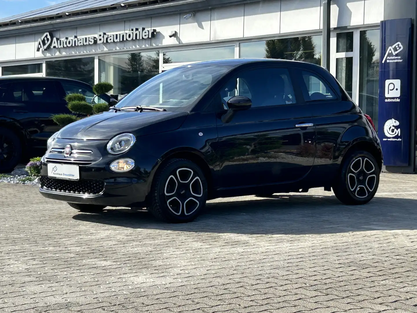 Fiat 500 Club 1.0 Hybrid*Klima*Pano*Bluetooth* Schwarz - 2