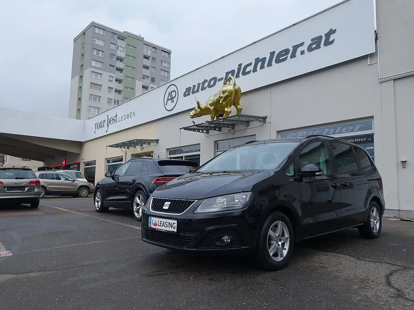 SEAT Alhambra Reference 2,0 TDI CR DPF Schwarz - 1