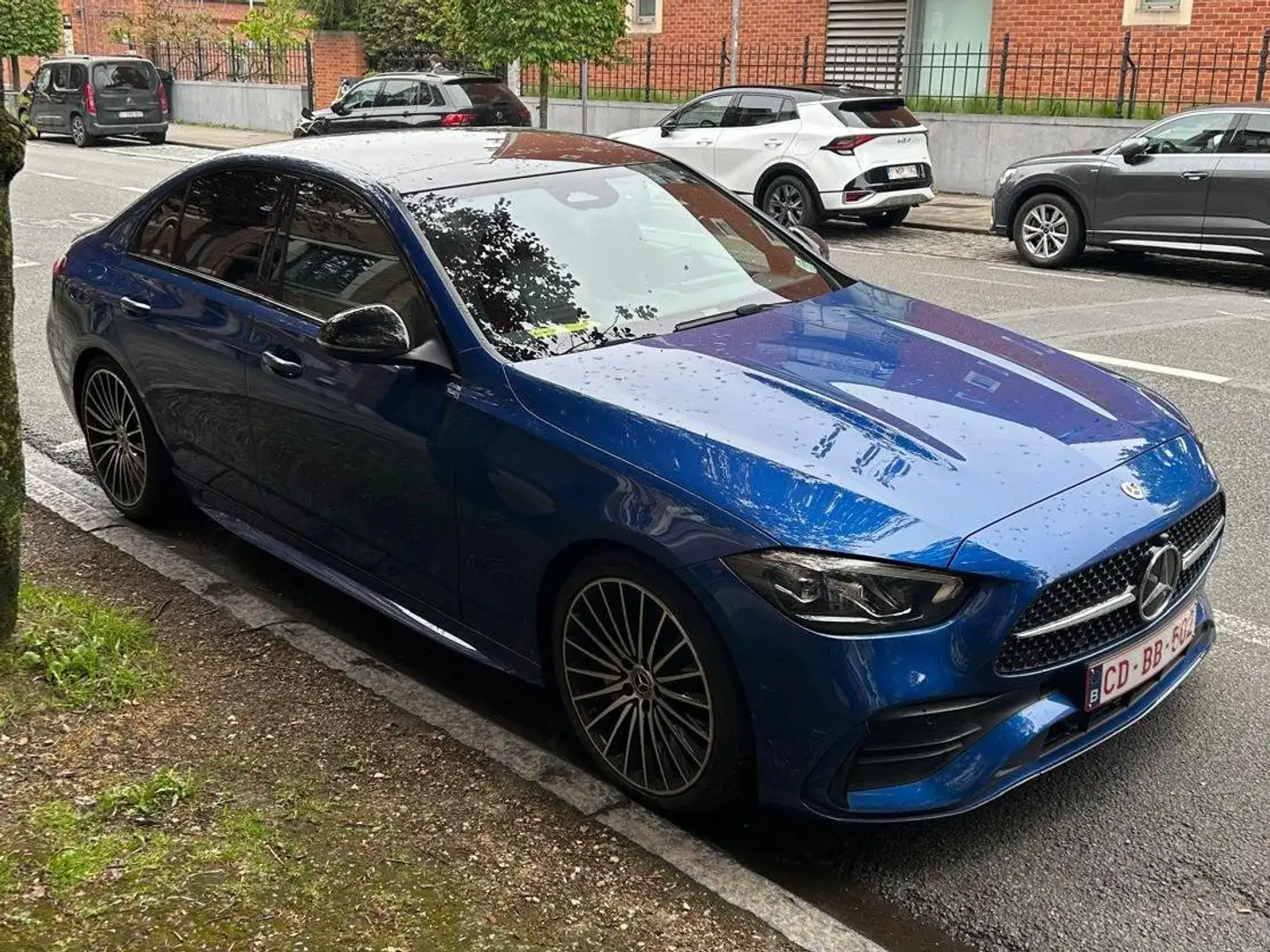 Mercedes-Benz C 180 C 180 T 9G-TRONIC AMG Line Blauw - 2