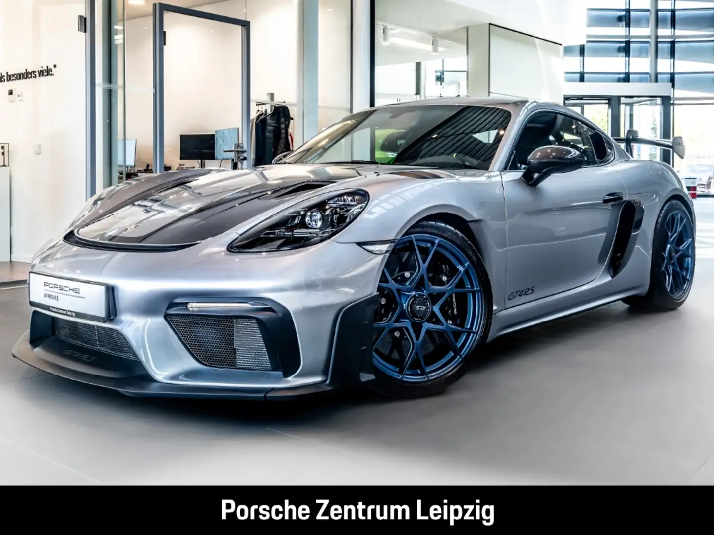 Porsche Cayman GT4 RS Weissach PCCB Lift Bose PDLS+ Silber - 1