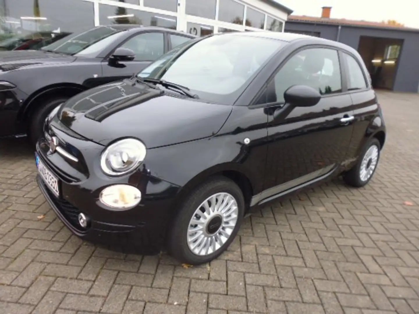 Fiat 500 1.0 Hybrid/Dekor/Klima/7" Touchscreen/Parksensoren Schwarz - 2