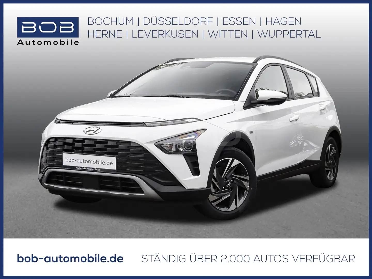 Hyundai BAYON 1.0 T-GDI Select PDC LM-Felgen BT ZV Білий - 1