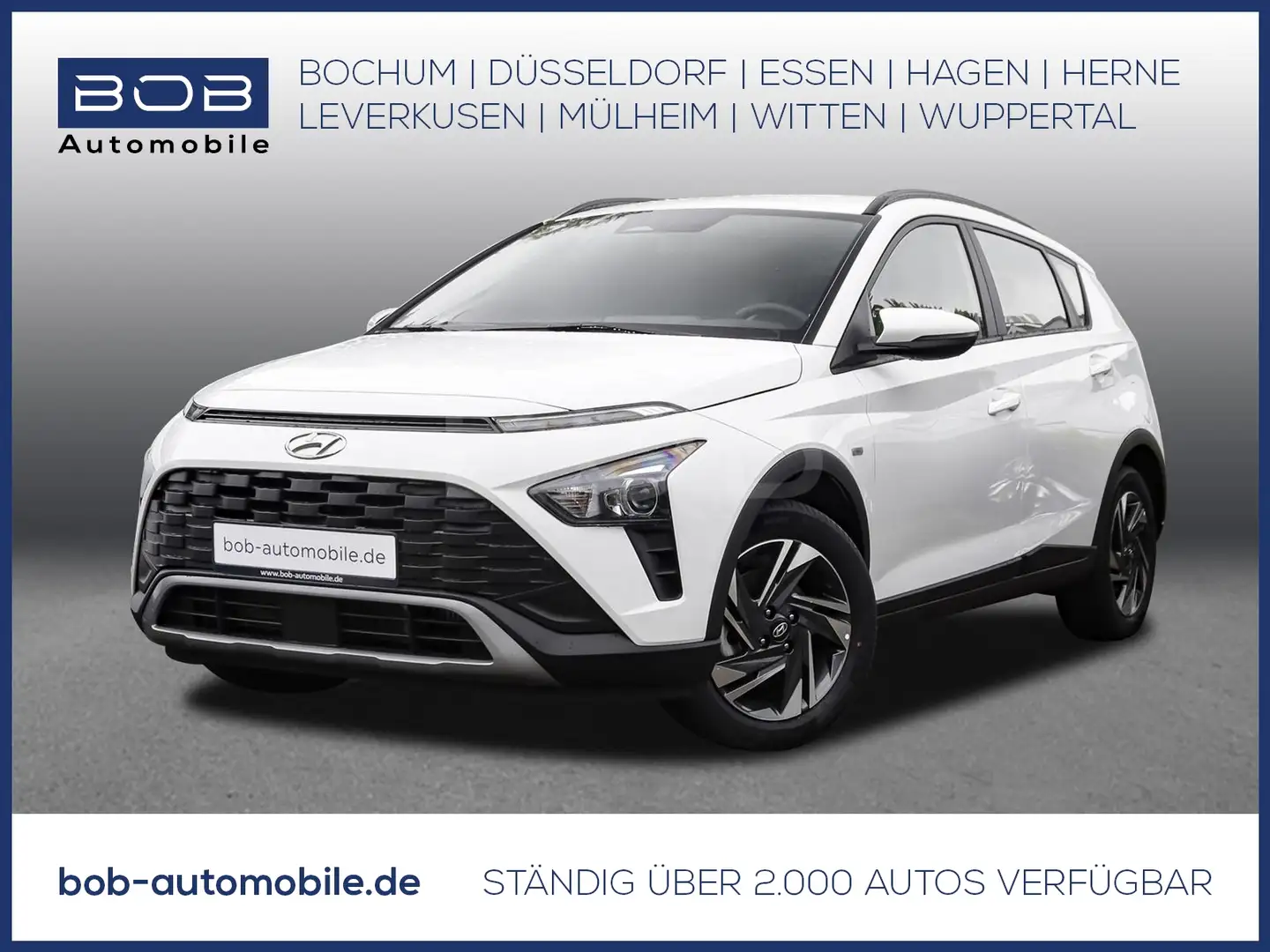 Hyundai BAYON 1.0 T-GDI Select PDC LM-Felgen BT ZV Wit - 1