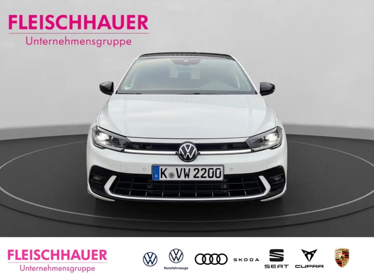 Volkswagen Polo 1.0 TSI R-Line ACC Carplay Navi Rear-View Weiß - 2