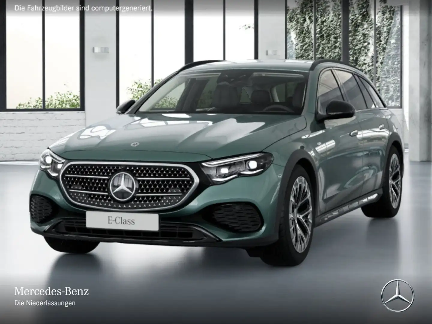 Mercedes-Benz E 300 de T 4M Hybrid Avantgarde Fahrass 360° HUD Silber - 2