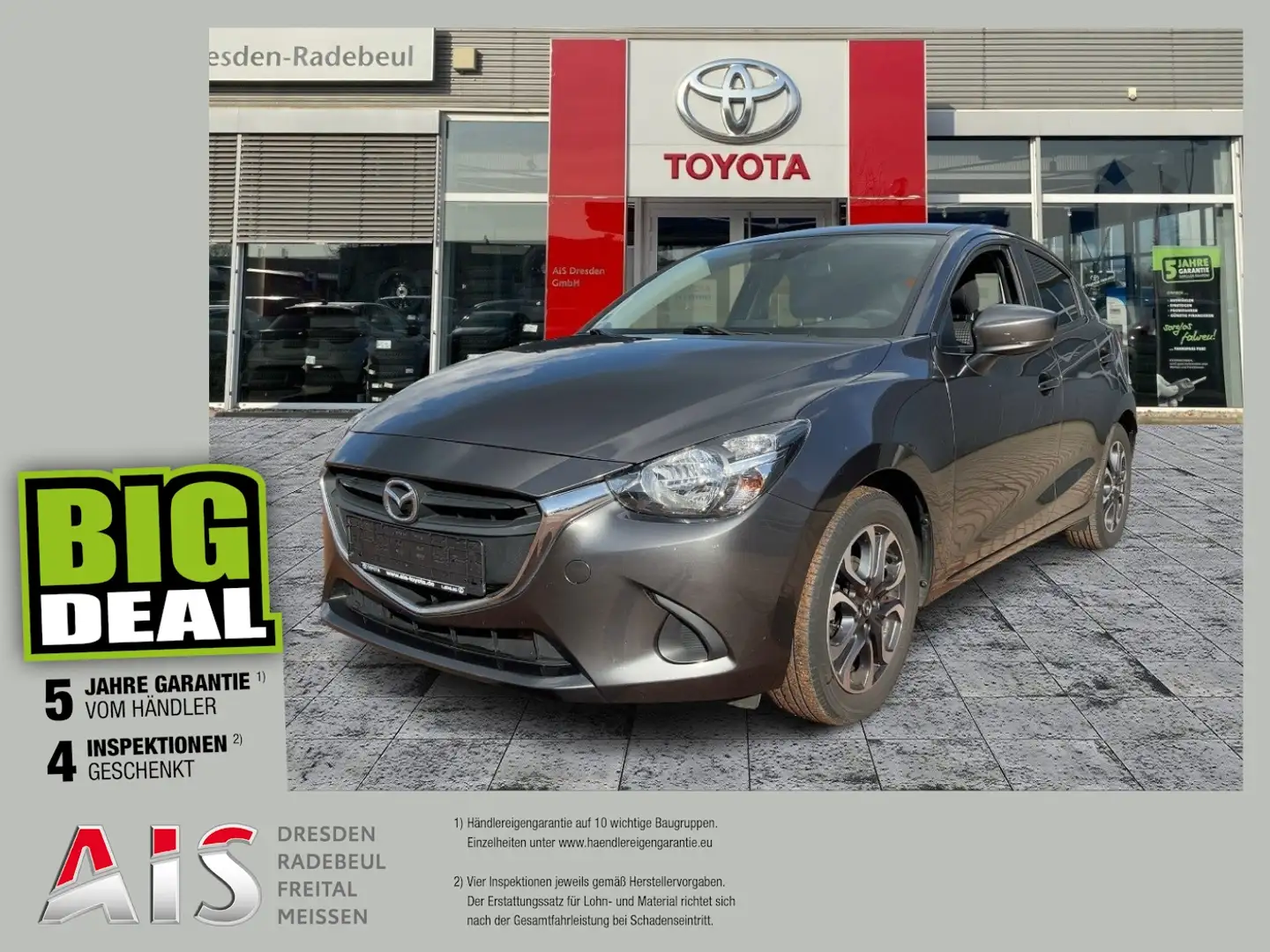 Mazda 2 1.5 SKYACTIV-G 90 Kizoku SHZ*PDC*TotW*SpurH Gris - 1