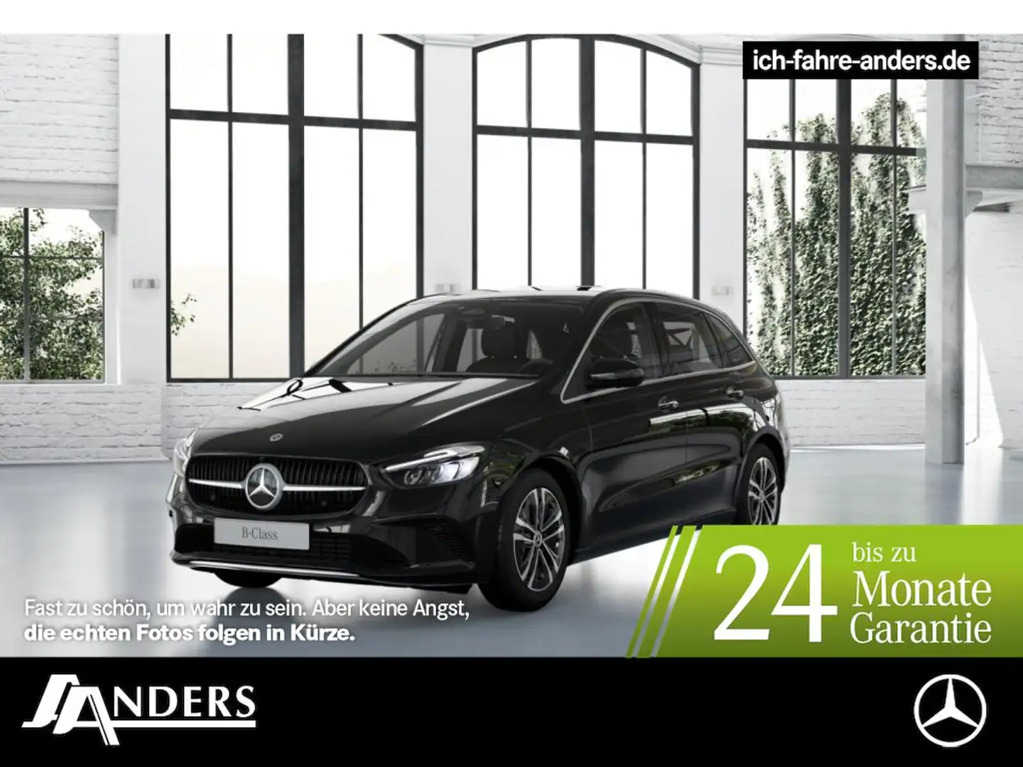 Mercedes-Benz B 200 +Progressive+SHZ+AHK+SpurW+W-Paket+KeyLess Schwarz - 1