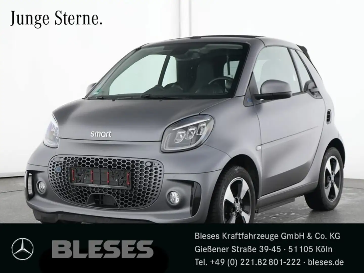 smart forTwo fortwo EQ Cabrio Exclusive Plus+22kW+Kamera+Winter Gris - 1