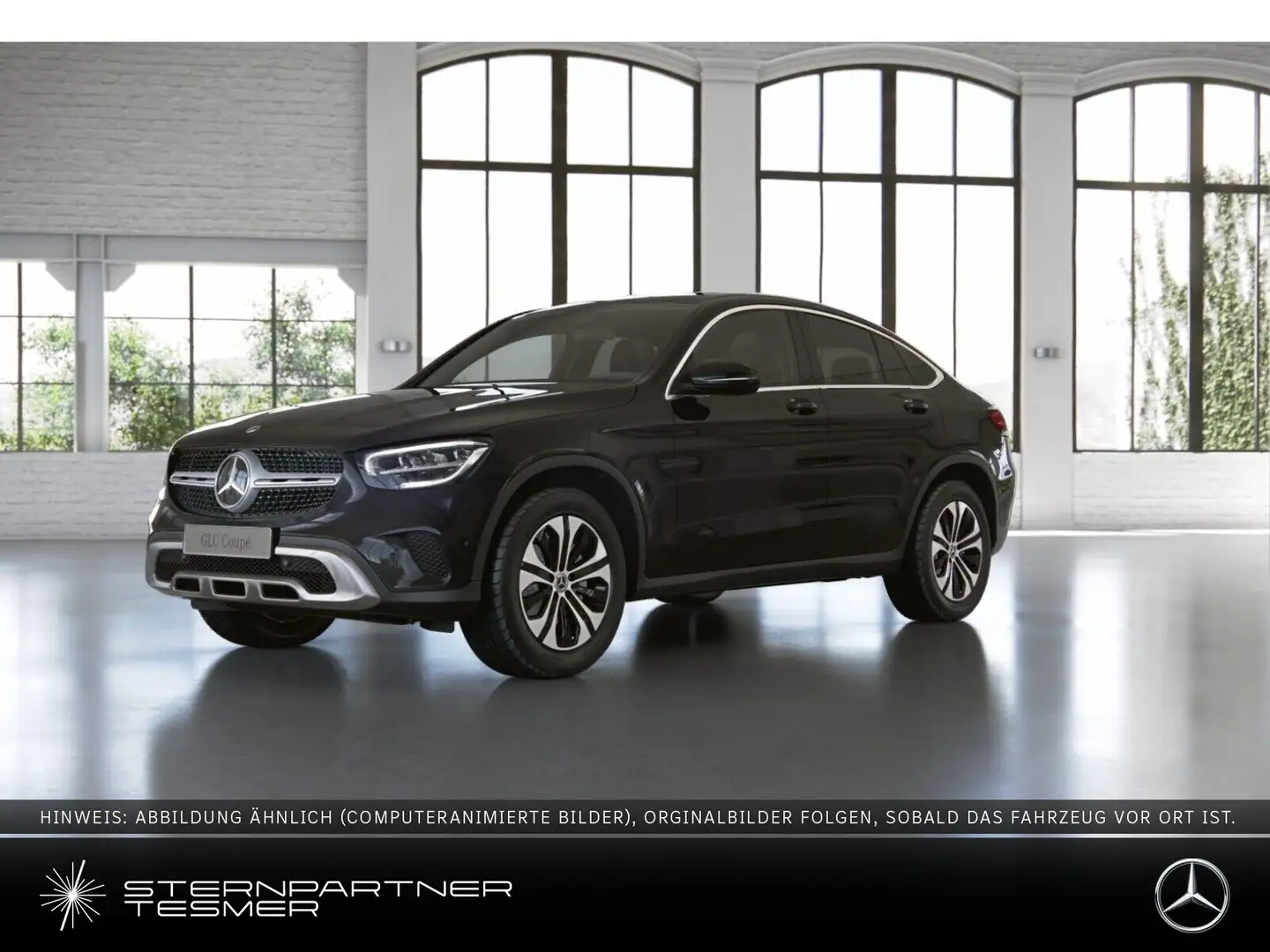 Mercedes-Benz GLC 220 d 4M Coupé +SHZ+KAMERA+LED+DISTRONIC+AHK Noir - 1