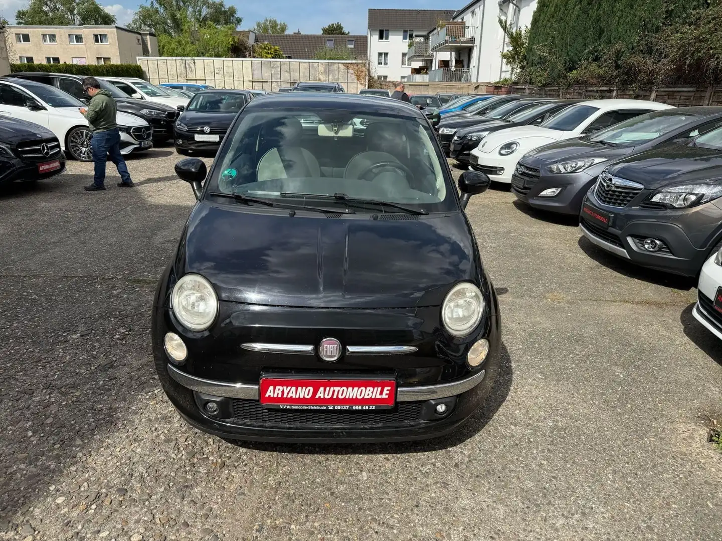Fiat 500 *Klima*Panorama*II Hand*EU5 Schwarz - 1