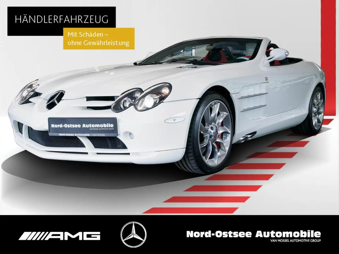 Mercedes-Benz SLR McLaren Roadster UNIKAT SONDERLACK DT.FAHRZG Wit - 1