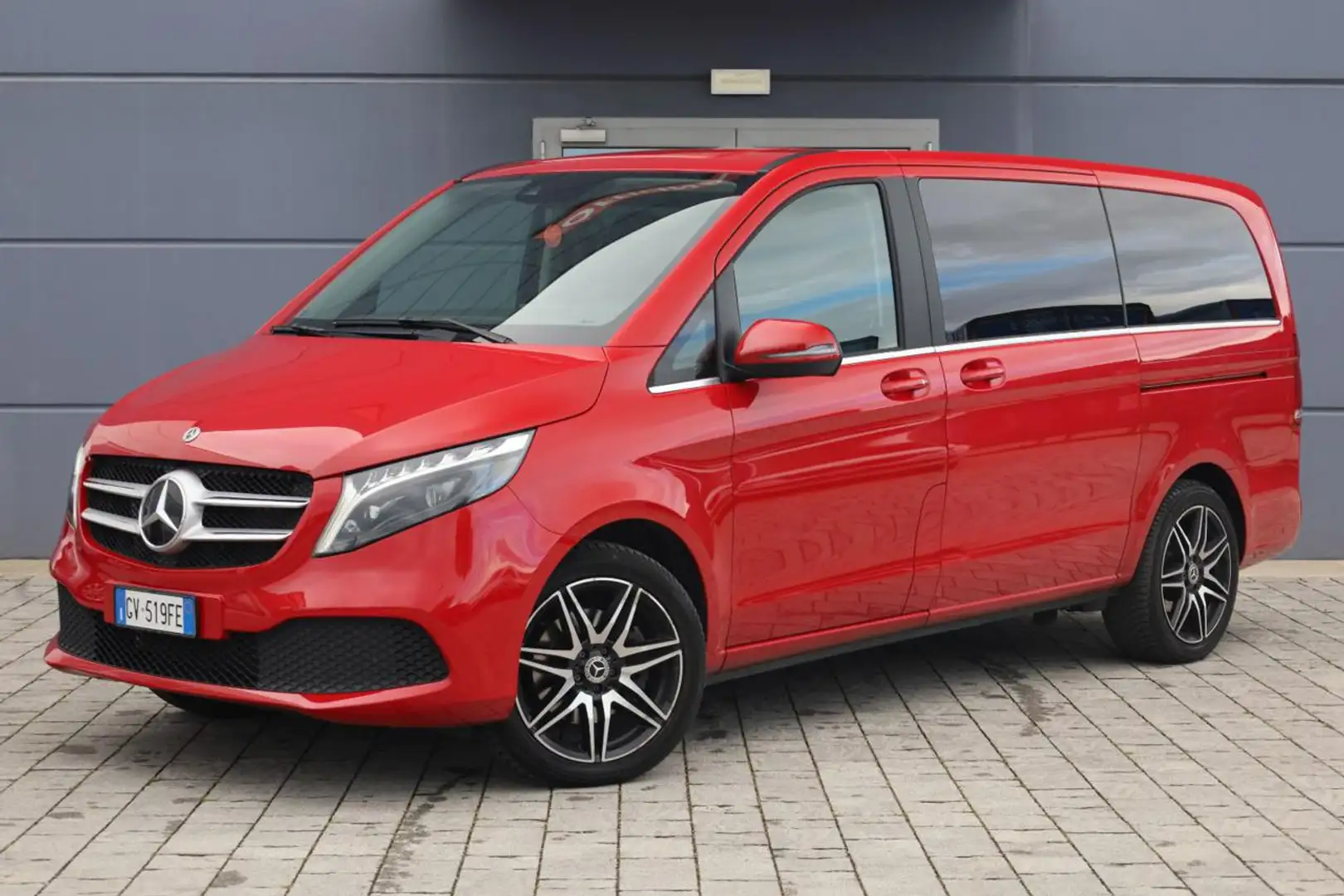Mercedes-Benz V 300 d Automatic Sport Long PREZZO NETTO Piros - 2
