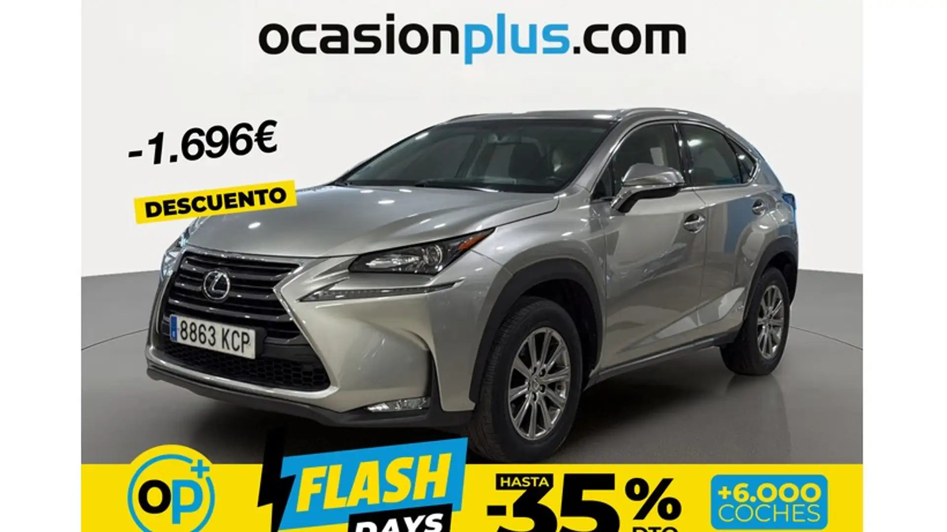 Lexus NX 300 300h Business Navigation 2WD Plateado - 1