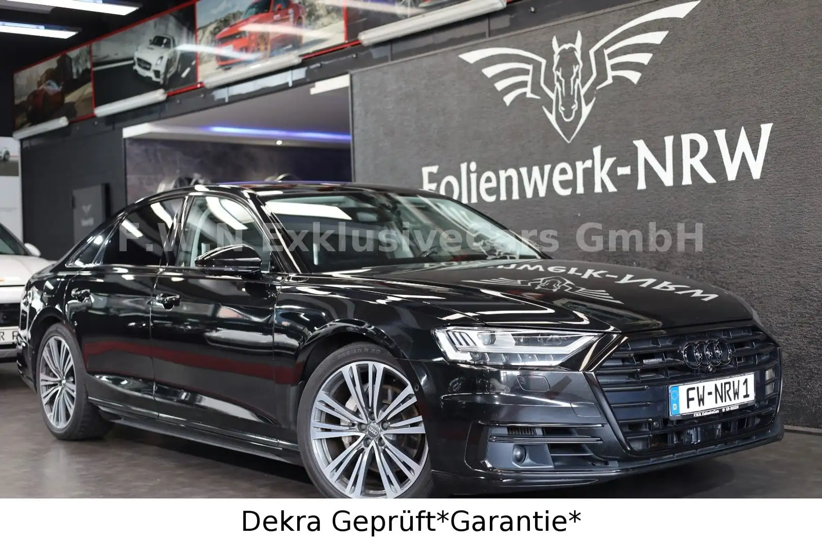 Audi A8 50 TDI quattro Matrix/Head-Up/Massage/TV/Pano Noir - 1