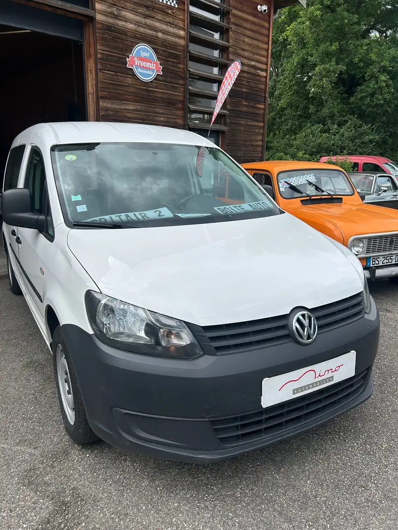 Volkswagen Caddy MAXI 1.6 TDI Boite DSG GARANTIE 12 MOIS Weiß - 1