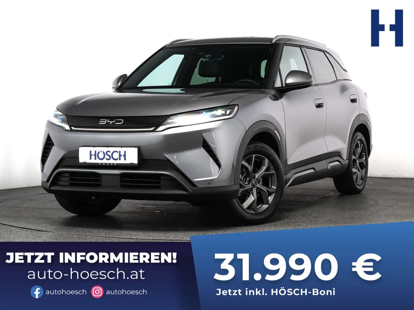 BYD Atto 2 EV COMFORT 64.8 kWh LEDER 360° WÄRME AKTION Grau - 1