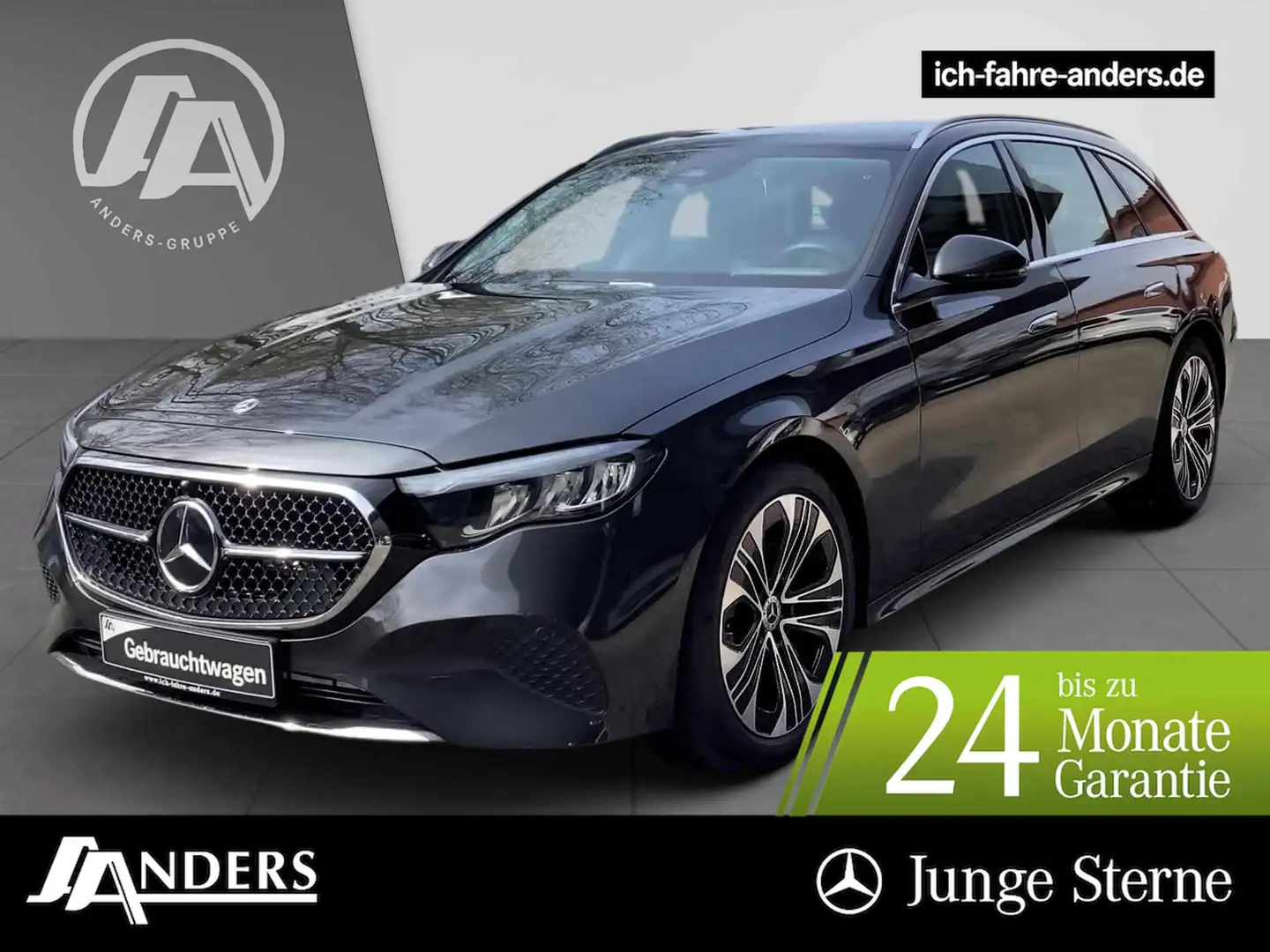 Mercedes-Benz E 220 d T Avantgarde+MBUX+AHK+Kam+Distr+Key+Pano Gris - 1
