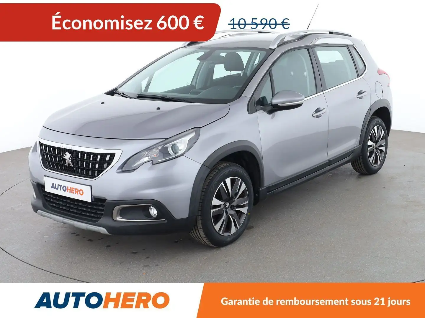 Peugeot 2008 1.2 PureTech Allure EAT6 Gris - 1