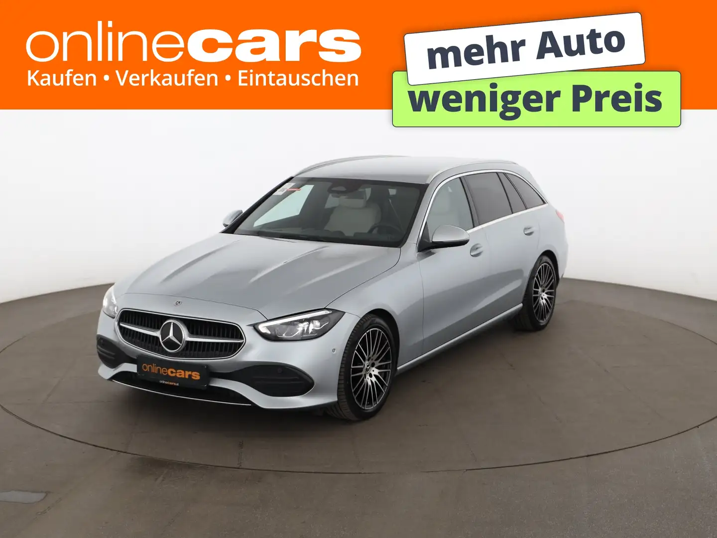 Mercedes-Benz C 220 d T Avantgarde Aut LED RADAR LEDER NAVI Grau - 1