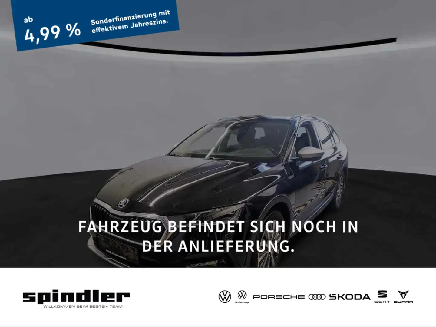 Skoda Octavia Combi Scout 2.0 TDI DSG 4x4 / Navi, AHK Noir - 1