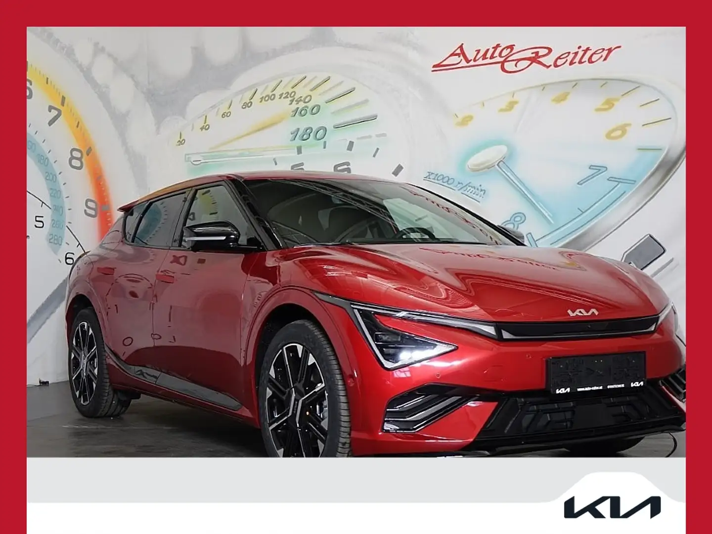 Kia EV6 AWD GT-Line Premium Aut. *FACELIFT, VOLLAUSSTAT... Rot - 1