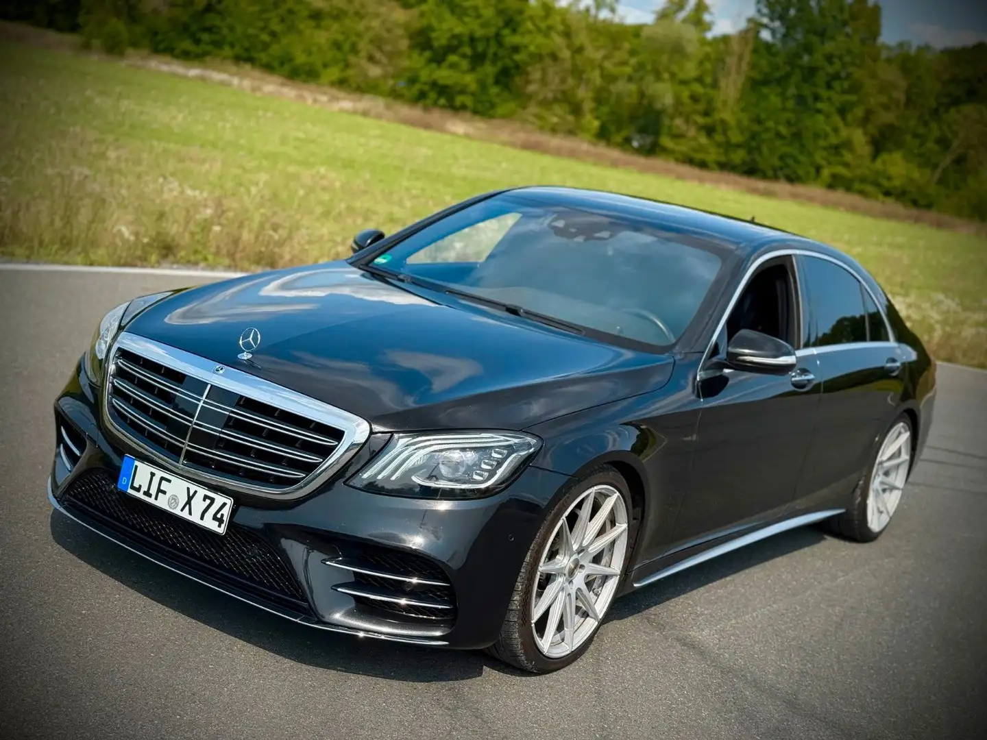 Mercedes-Benz S 350 d Long Burmester S63 Umbau Facelift Schwarz - 1