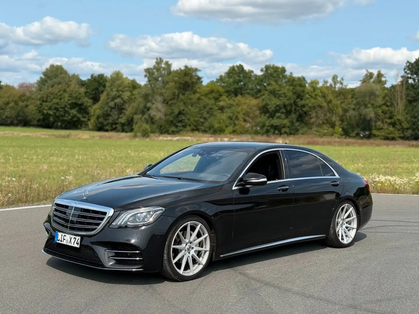 Mercedes-Benz S 350 d Long Burmester S63 Umbau Facelift Schwarz - 2