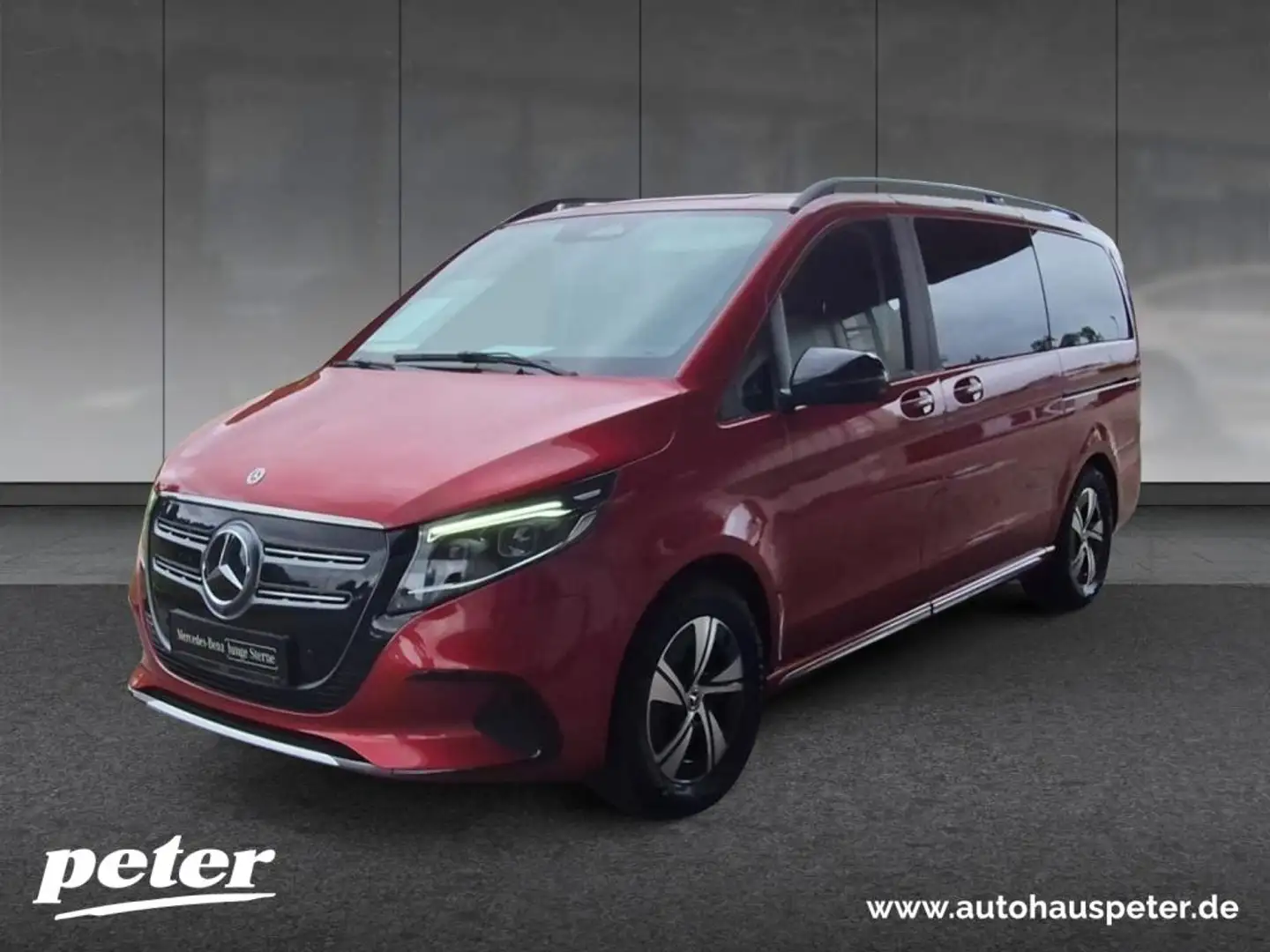 Mercedes-Benz EQV 300 Lang LED+DISTR+Sitze elektrisch Rot - 1