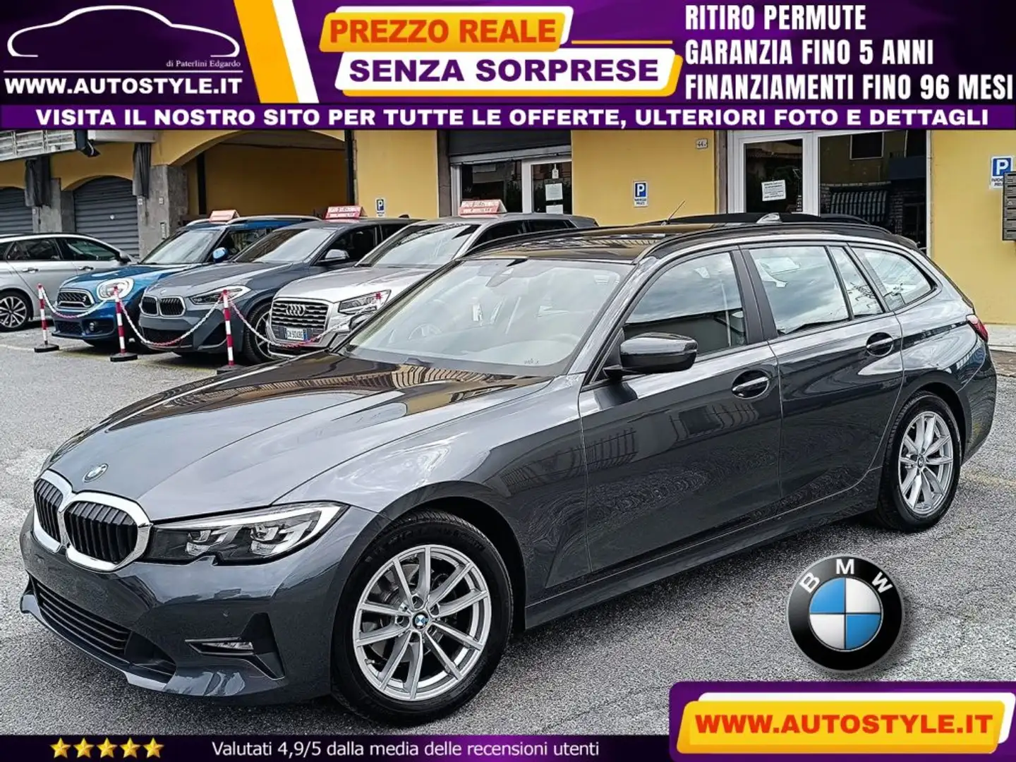 BMW 320 d Touring STEPTRONIC/AUTOMATICA Business Adv. Grigio - 1