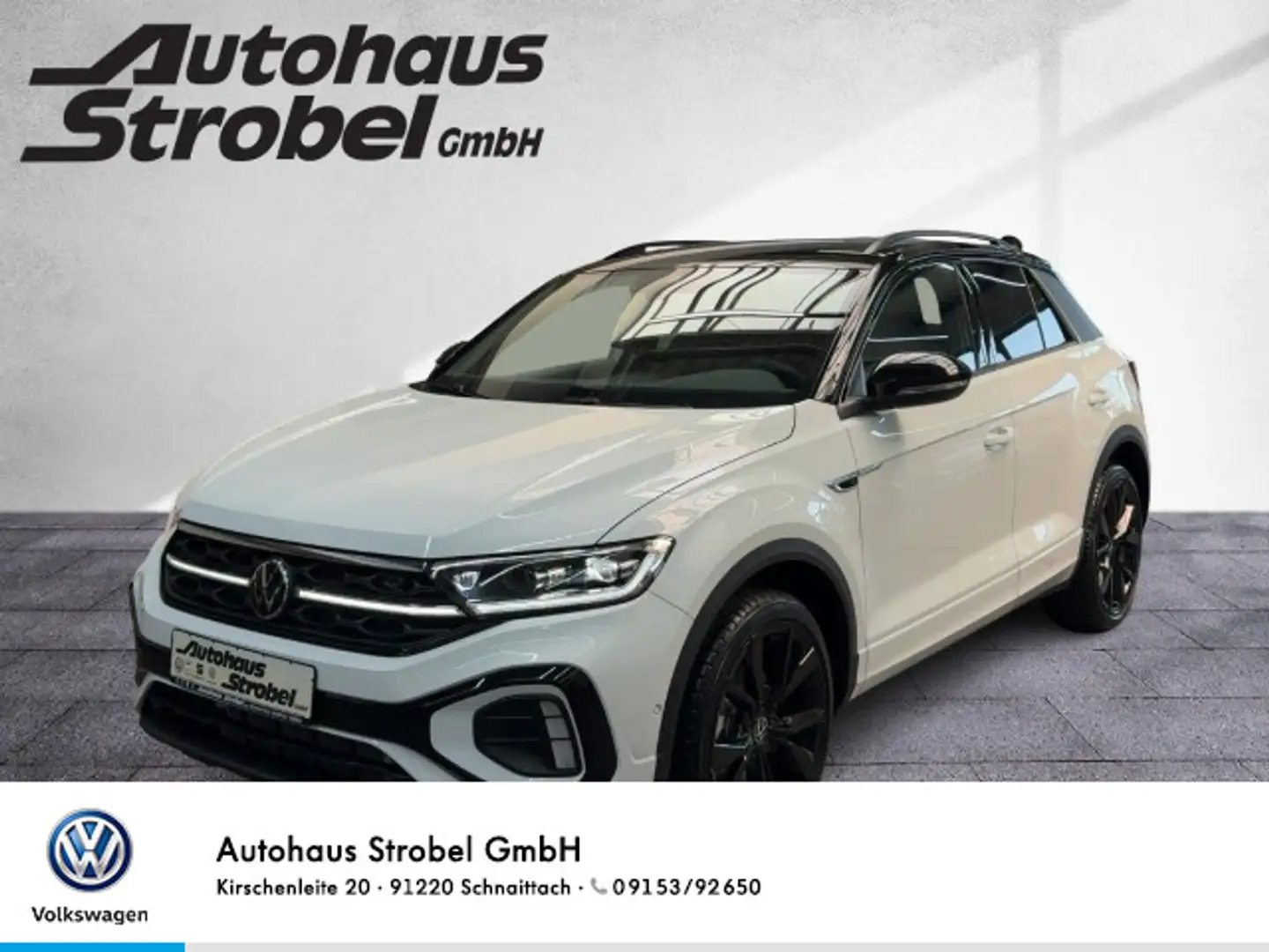 Volkswagen T-Roc R-Line 2.0 TSI 4MOTION 140 kK 7-Gang-DSG Blanco - 1
