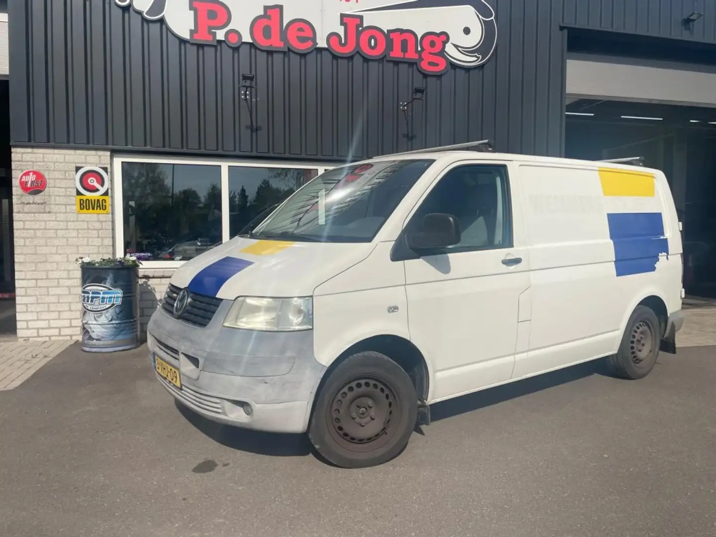 Volkswagen T5 Transporter 1.9 TDI 300 MHD AIRCO! Parrot Carkit Dakdragers! Wit - 2