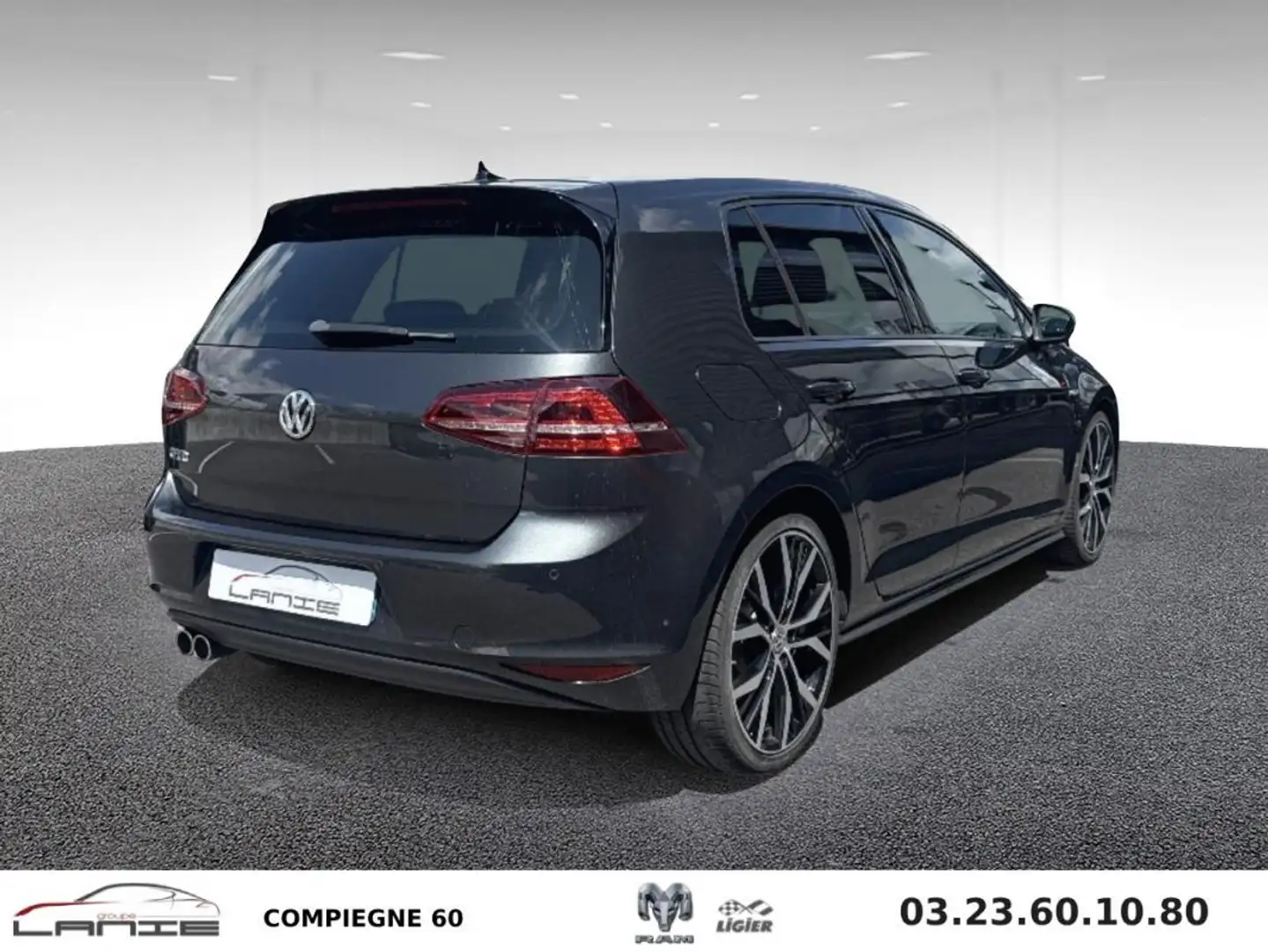 Volkswagen Golf 2.0 TDI 184 BlueMotion Technology FAP DSG6 GTD Gris - 2