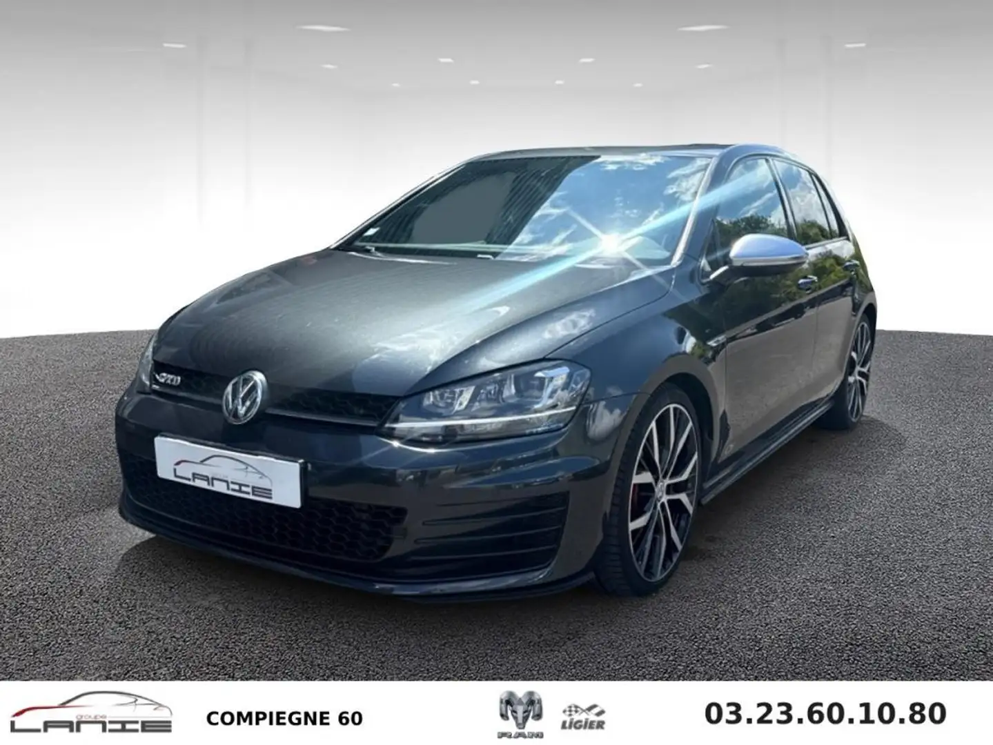 Volkswagen Golf 2.0 TDI 184 BlueMotion Technology FAP DSG6 GTD Gris - 1
