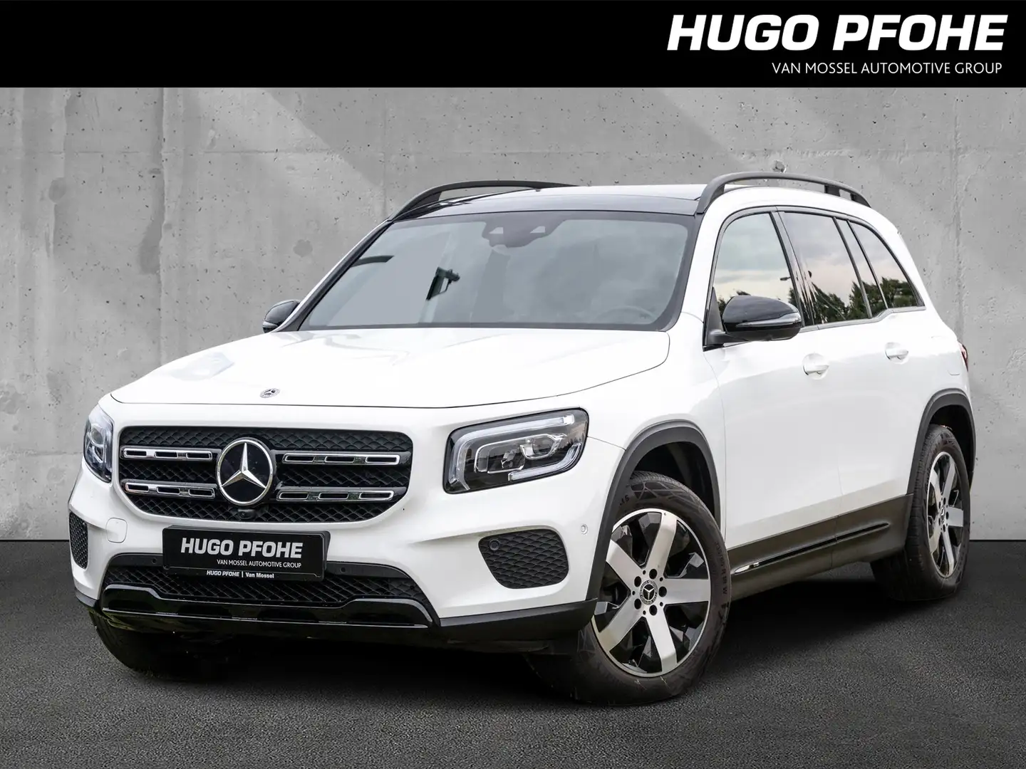 Mercedes-Benz GLB 250 4x4*Stdhzg*Pano*Leder*HUD*360Grad*Sitz-Klima Weiß - 1