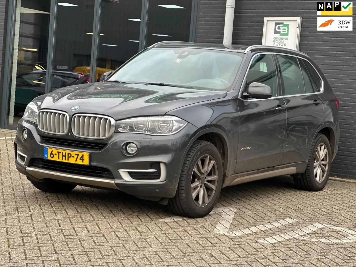 BMW X5 XDrive30d High Executive/PANO-DAK/CAMERA/NAVI/NL-A Gris - 1