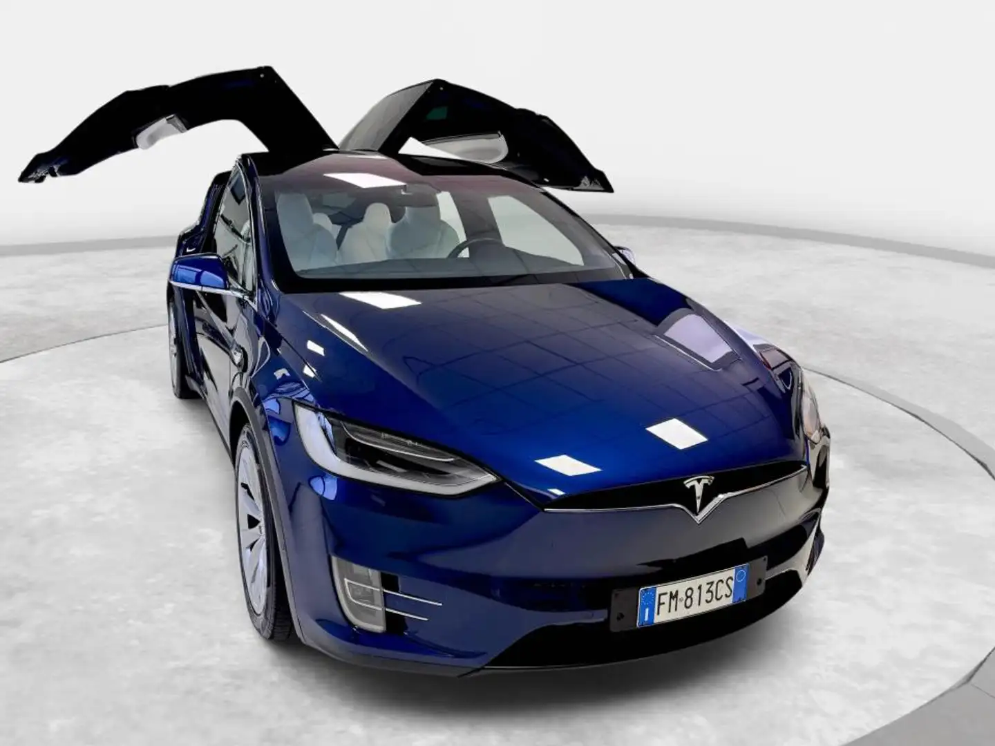 Tesla Model X 100 D Blu/Azzurro - 1