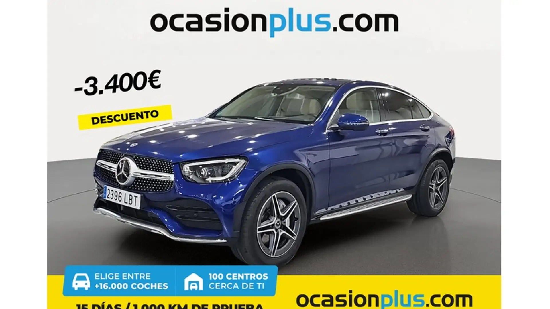 Mercedes-Benz GLC 300 Coupé 300d 4Matic 9G-Tronic Blauw - 1