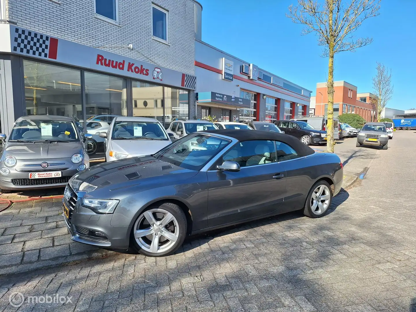 Audi A5 CABRIOLET 3.0 TFSI QUATTRO PRO LINE / 1e Eigenaar Grijs - 2