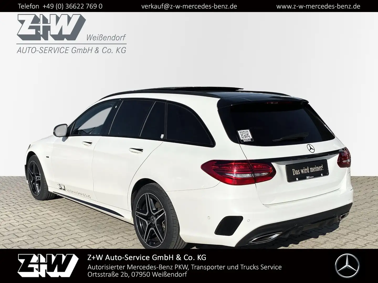 Mercedes-Benz C 300 C 300 e T-Modell AMG Line VOLL*360°*PANO*BURM*MB Weiß - 2