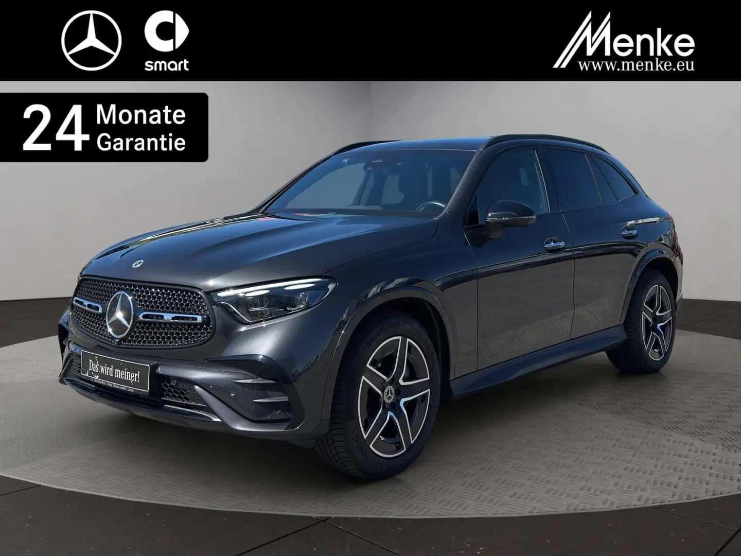 Mercedes-Benz GLC 300 d 4M AMG+Night+Distro+AHK+Memo+Dig-Light Gris - 1