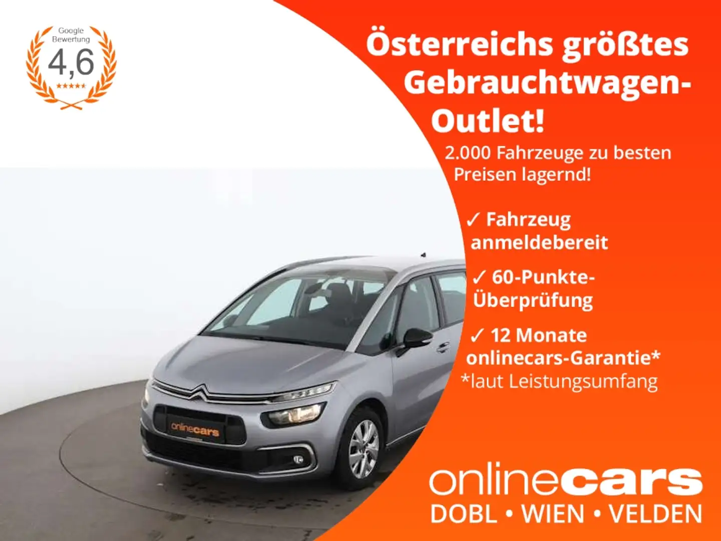 Citroen C4 Grand  ST 1.2 PureTech 130 Selection 7-SITZER Grau - 1