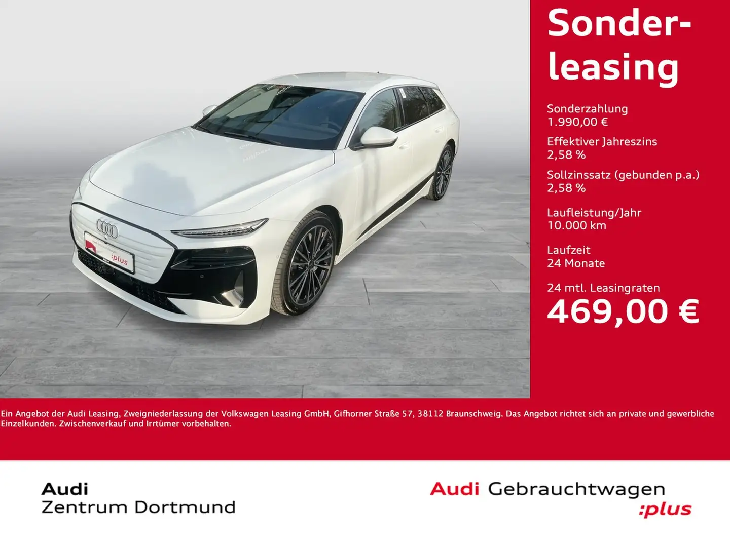 Audi A6 e-tron Avant performance advanced AHK LM20 Blanc - 1