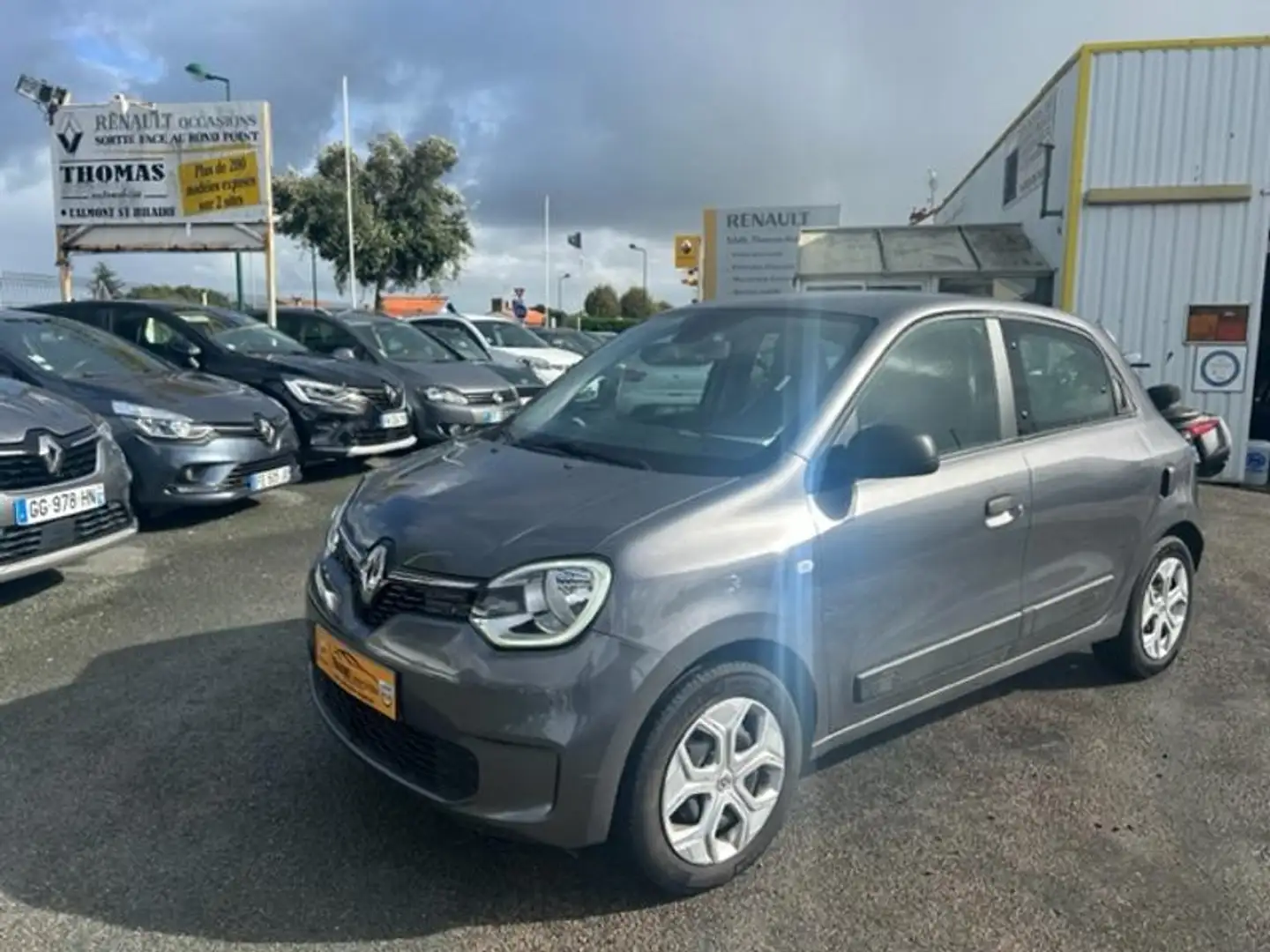 Renault Twingo 1.0 SCe 65ch Zen - 21 Gris - 1