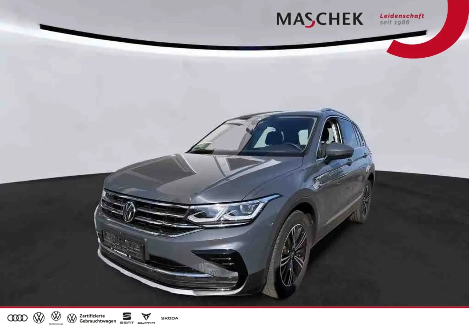Volkswagen Tiguan Elegance 2.0 TSI 4M DSG Matrix AHK Navi AreaView Gris - 1