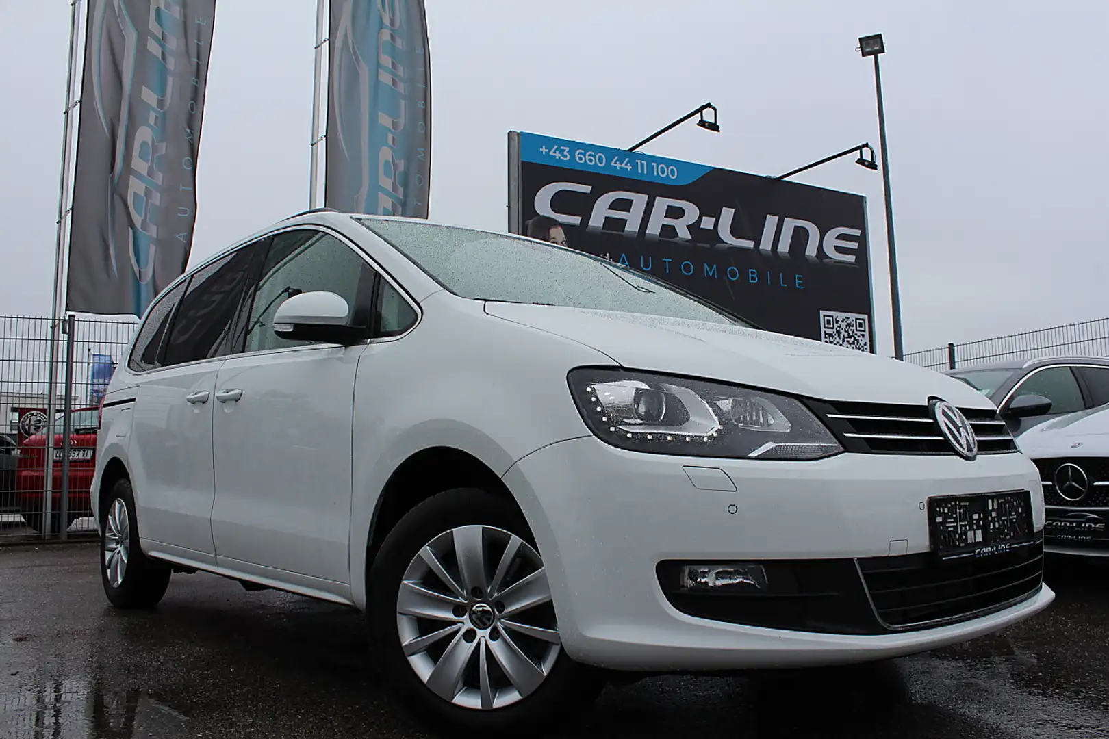 Volkswagen Sharan Business+ 1,4 TSI DSG Xenon ACC Weiß - 1