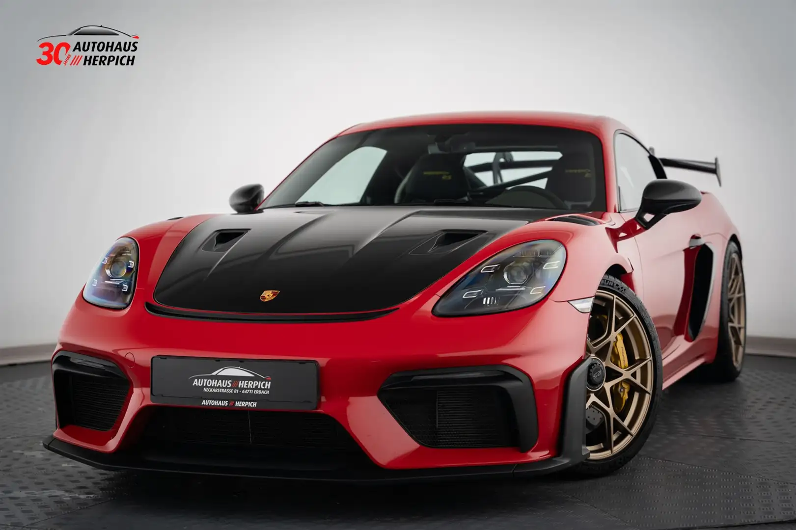Porsche Cayman GT4RS CS Weissach PCCB LED BOSE Approved Rot - 1