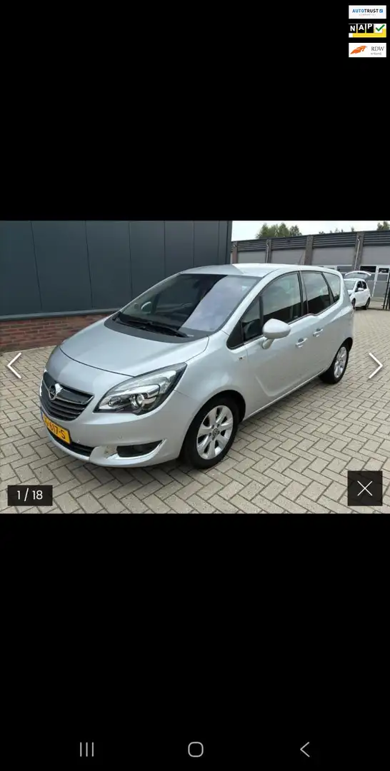 Opel Meriva 1.4 Turbo Blitz Gris - 1