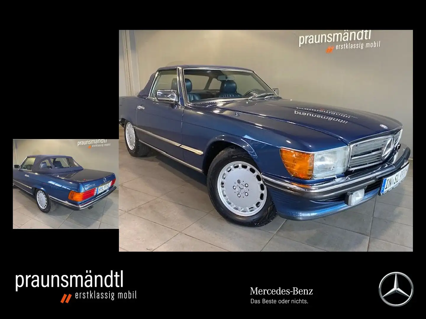 Mercedes-Benz 300 SL R107 Automatik / Leder / SRA / Hardtop Bleu - 1