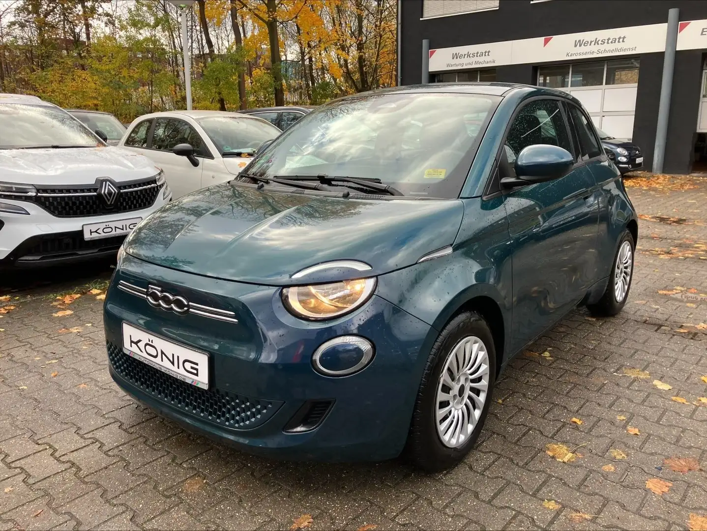 Fiat 500e Elektro 42kWh Klimaautomaik Carplay Grün - 1